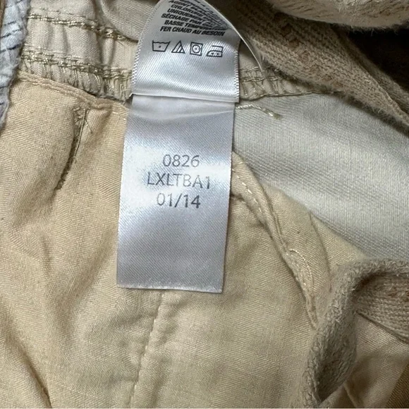 Aeropostale Cargo Khaki Drawstring Shorts 100% Cotton Size 30 - Picture 3 of 7